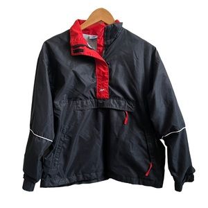 Reebok Vintage Kangaroo Pocket Mens Small Pull Over Jacket
